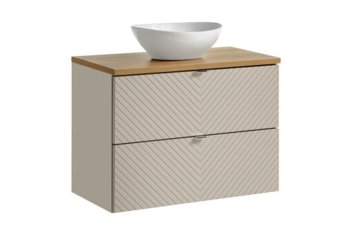 Komplektas 80cm su stalviršiu ir praustuvu Lola