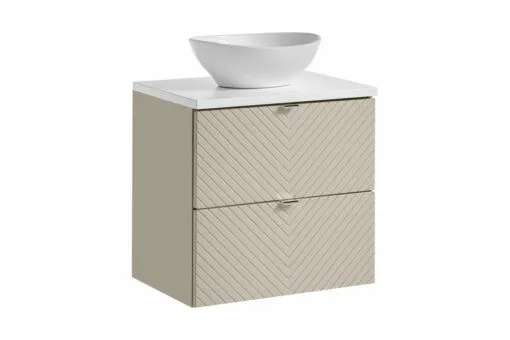 Komplektas 60 cm su stalviršiu ir praustuvas Lola