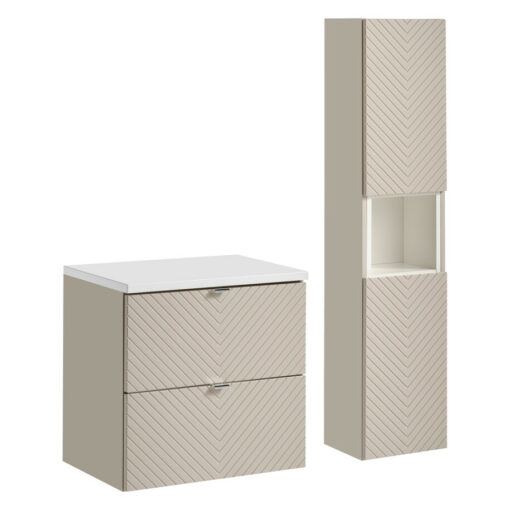 Komplektas 60 cm su stalviršiu