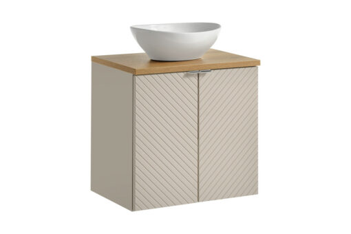 Komplektas 60 cm su stalviršiu ir praustuvas Lola