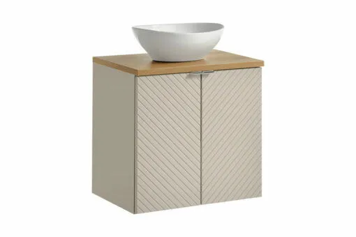 Komplektas 60 cm su stalviršiu ir praustuvas Lola
