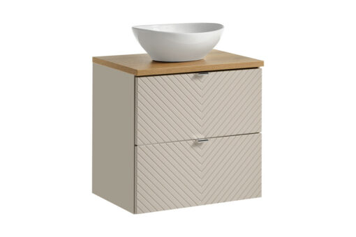 Komplektas 60 cm su stalviršiu ir praustuvas Lola