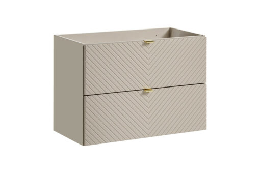 Spintelė praustuvei 80 cm 2 stalčiai