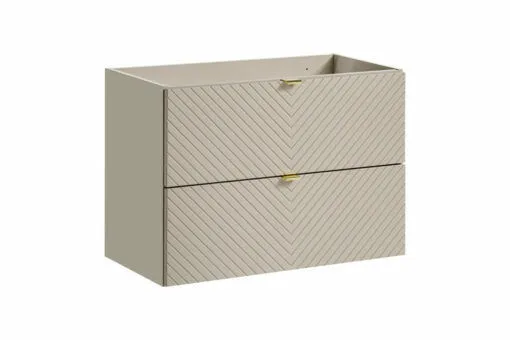 Spintelė praustuvei 80 cm 2 stalčiai