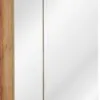 Vonios spintelė su veidrodžiu CAPRI OAK 842A