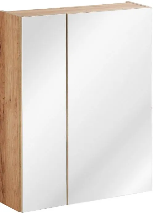 Vonios spintelė su veidrodžiu CAPRI OAK 842A