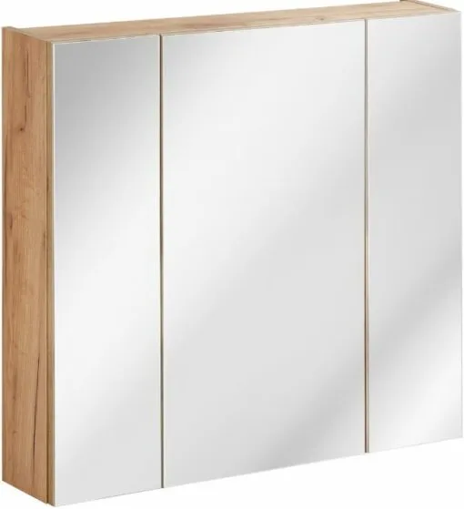 Vonios spintelė su veidrodžiu CAPRI OAK 843A