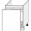 60 cm pastatoma spintelė kriauklei D1ZA 60 GS147551