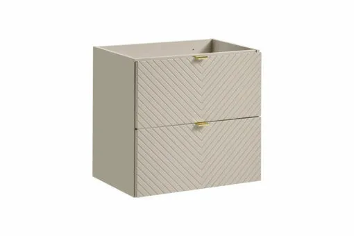 Spintelė praustuvei 60 cm 2 stalčiai