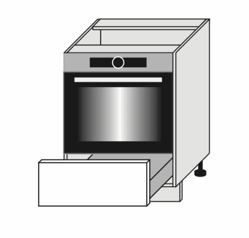 60 cm pastatoma spintelė orkaitei D11K 60 Kompakt GS2112354