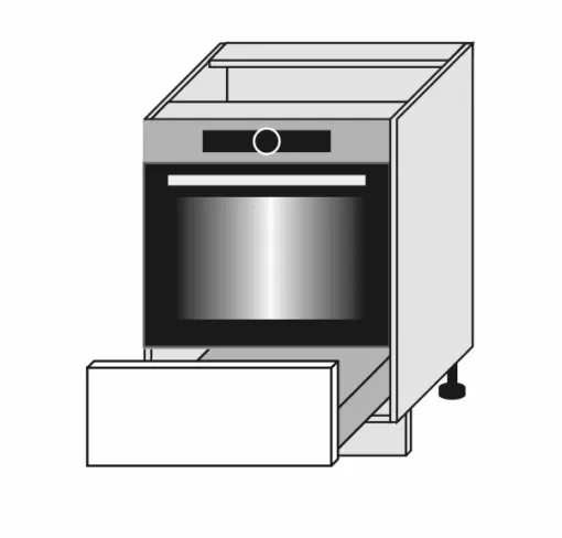 60 cm pastatoma spintelė orkaitei D11K 60 Kompakt GS2112354