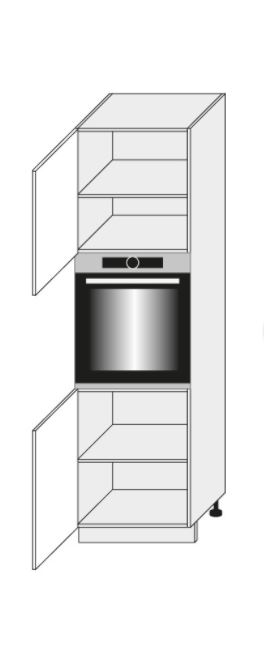 60 cm pastatoma spintelė 207 cm D14 RU 2D GS147558