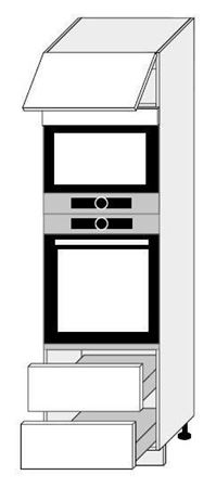 60 cm pastatoma spintelė 207 cm D14 RU 2M 284 GS147563