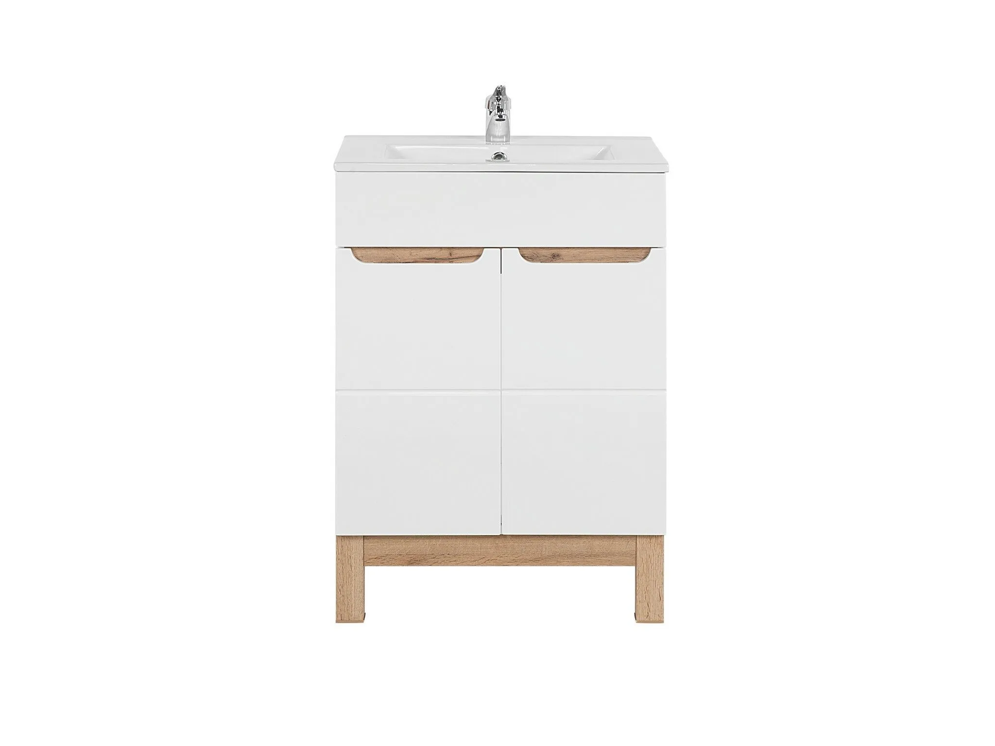 BA-GS136548-6 Balta BALI WHITE 820 vonios spintelė praustuvui 60 cm