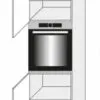 60 cm pastatoma spintelė 207 cm D14 RU 2D GS147558