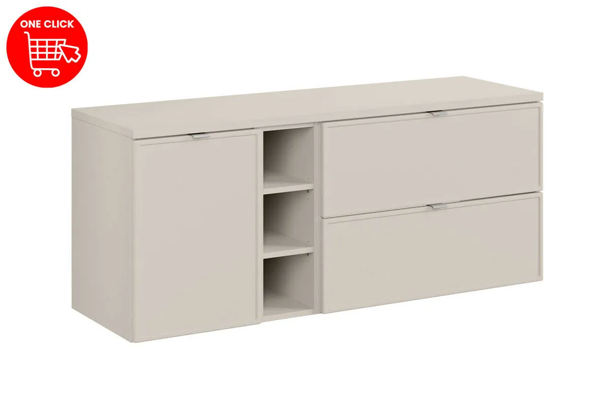 BA-VL100153-2 140 cm komplektas su stalviršiu moderniam vonios interjerui