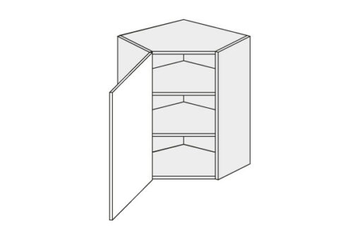 PLATINIUM 60 cm pakabinama spintelė 72 cm W10 60