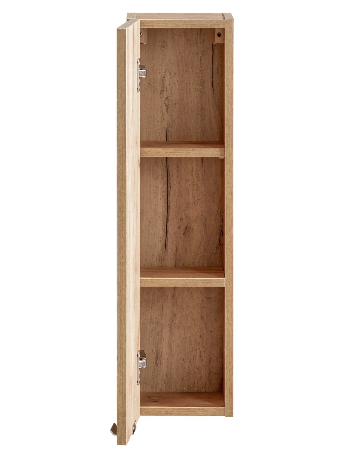 3-84 Moderni vonios spintelė CAPRI OAK su natūralaus ąžuolo apdaila