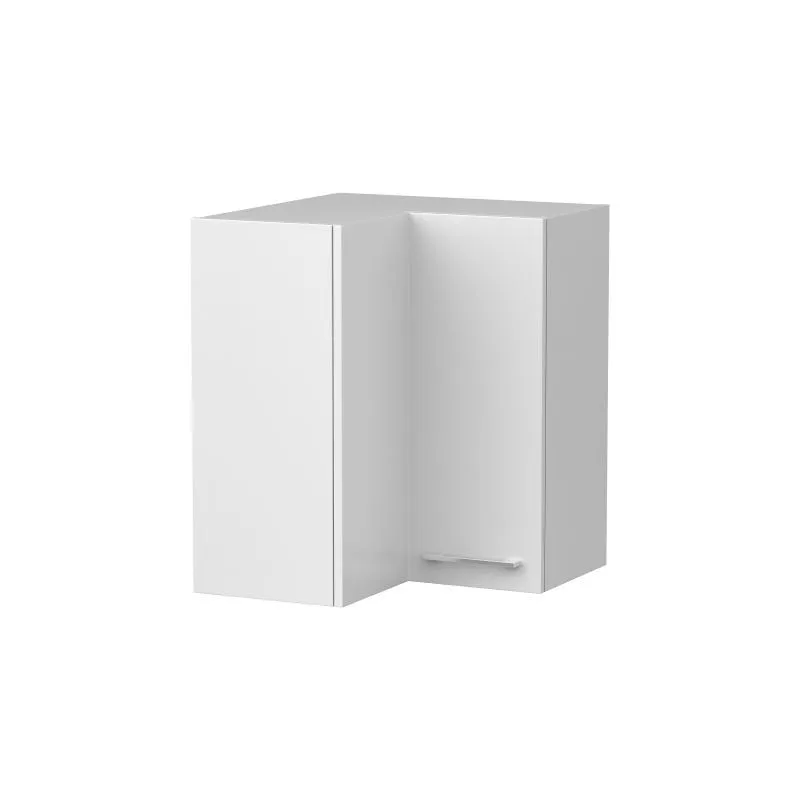 BA-GS135034-5 60 cm pakabinama spintelė su moderniu baltu dizainu