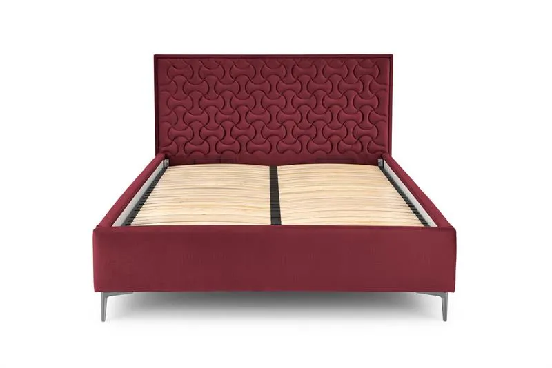 BA-HA105157-13 Modernus lovos galvūgalis su elegantišku audiniu miegamajam