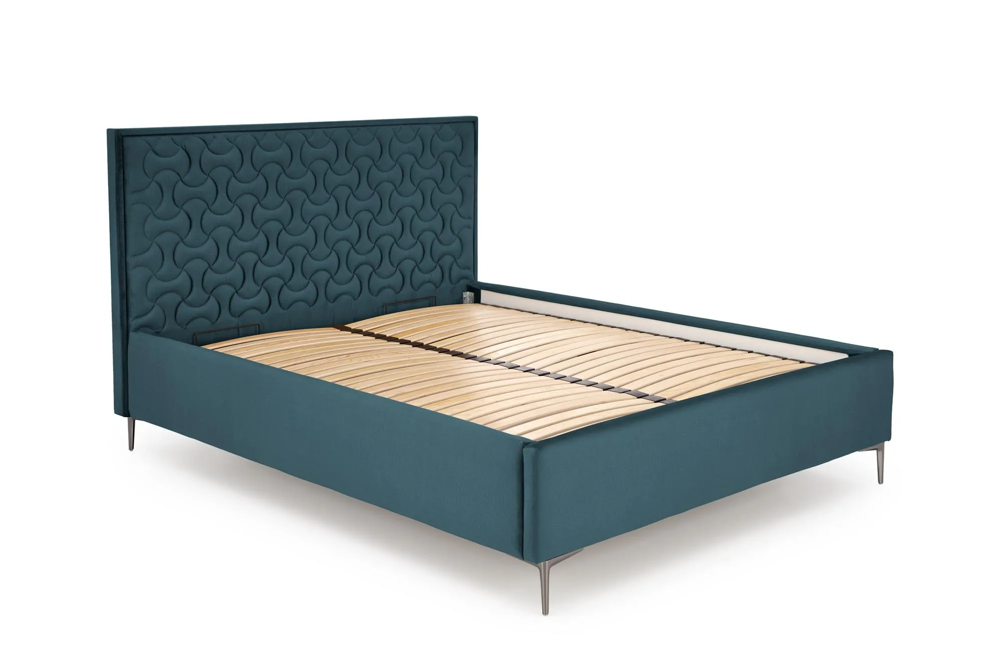 BA-HA105158-3 Modernus lovos galvūgalis su elegantišku minkštu apmušalu