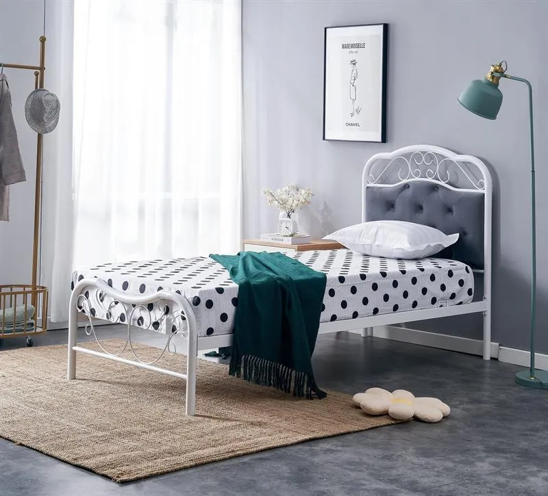 BA-HA105192-5 Moderni 90x200 lova su elegantišku galvūgaliu