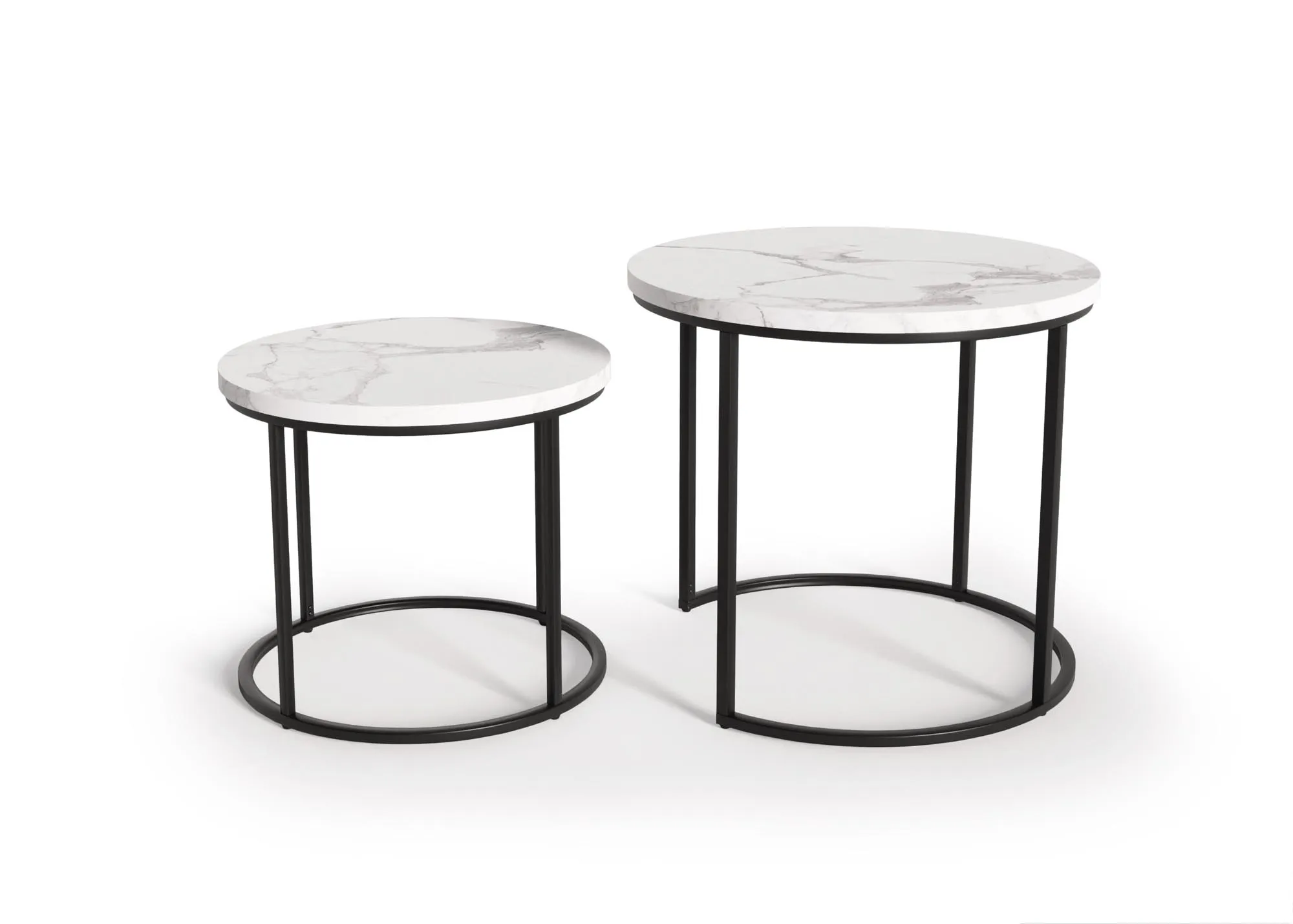 BA-HA105218-10 Modernus kavos staliukas HA105218 su elegantišku dizainu