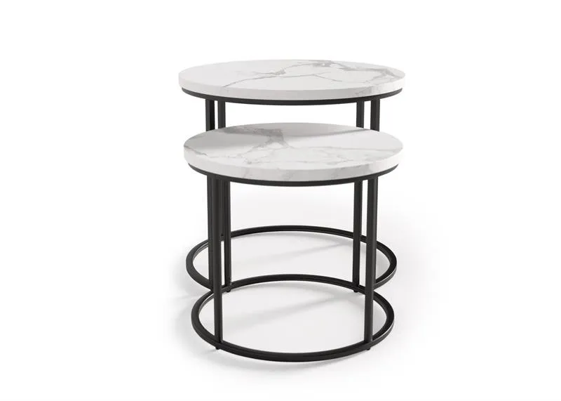 BA-HA105218-12 Modernus kavos staliukas HA105218 su elegantišku dizainu