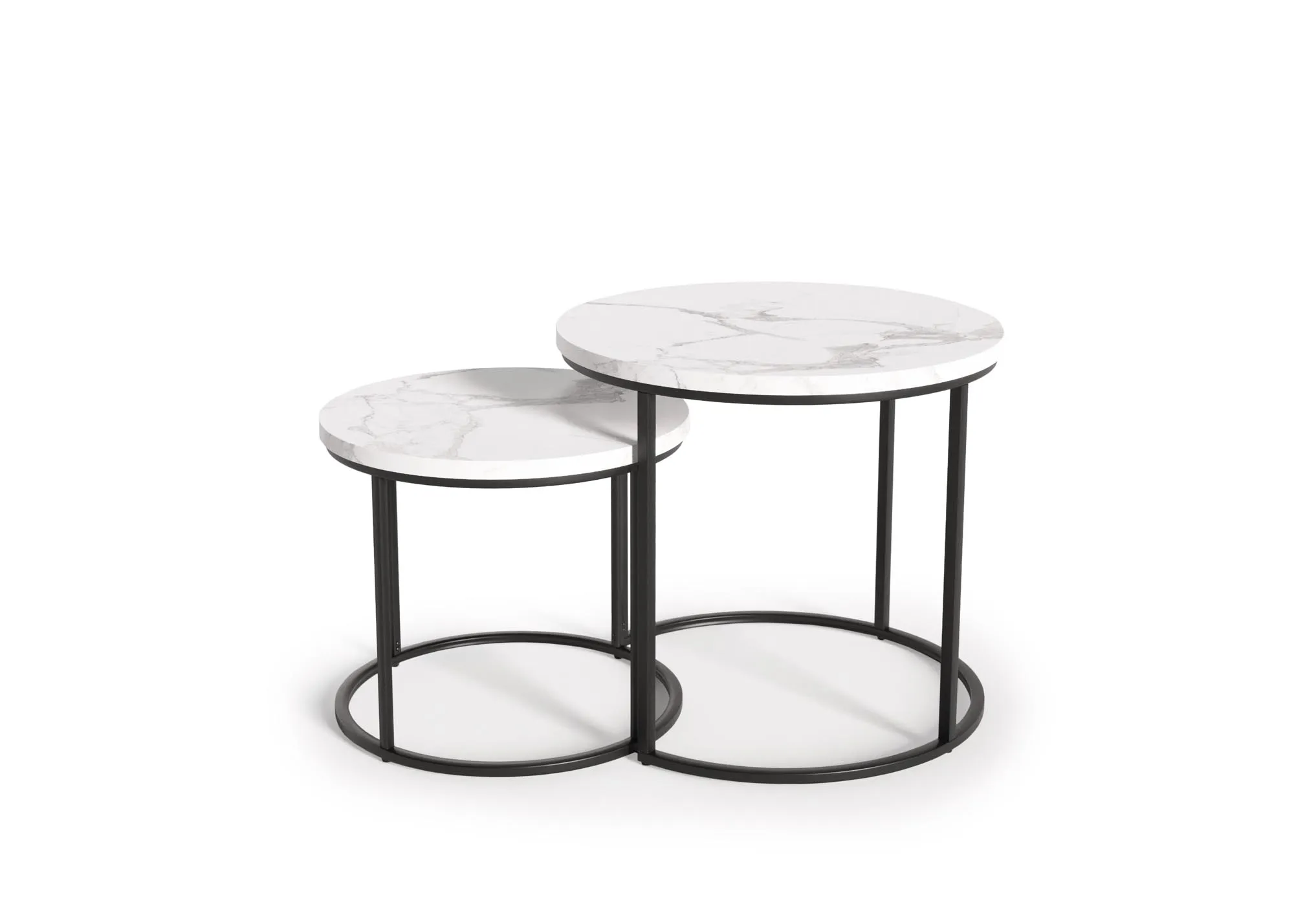 BA-HA105218-3 Modernus kavos staliukas HA105218 su elegantišku dizainu