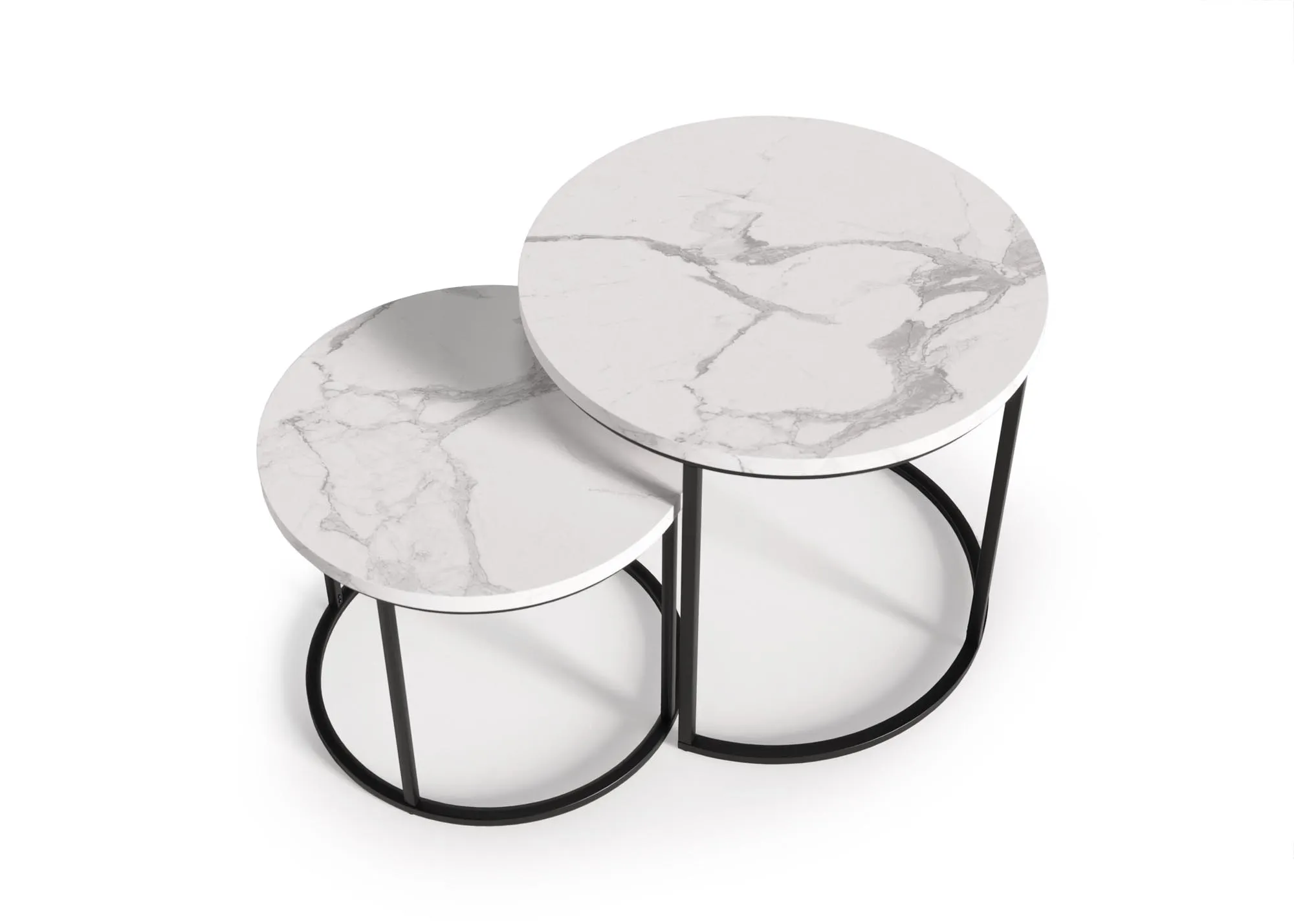 BA-HA105218-4 Modernus kavos staliukas HA105218 su elegantišku dizainu