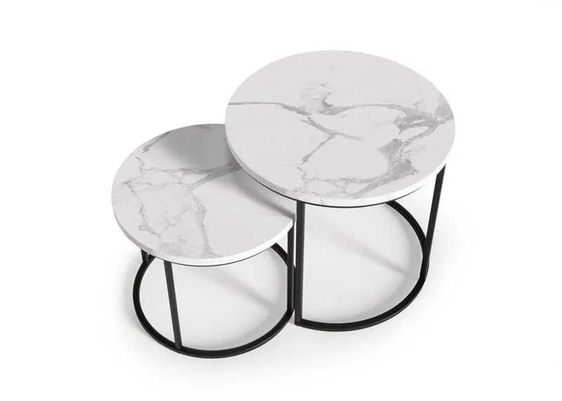 BA-HA105218-8 Modernus kavos staliukas HA105218 su elegantišku dizainu
