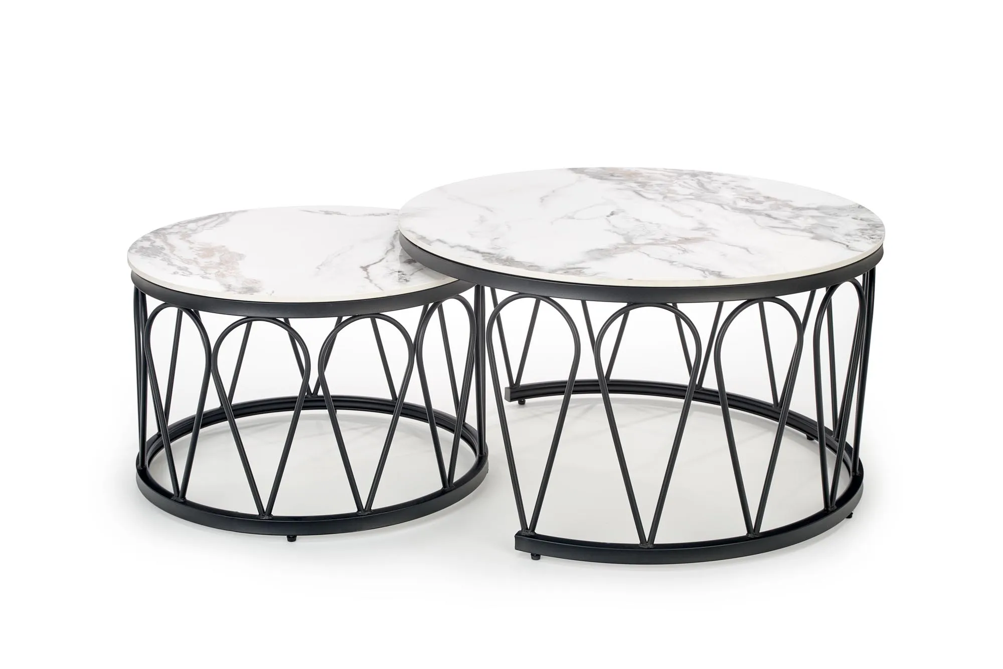 BA-HA105221-2 Modernus kavos staliukas HA105221 su elegantišku dizainu