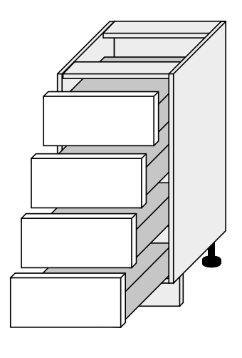 PLATINIUM 40 cm pastatoma spintelė D4M 40