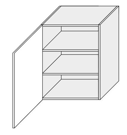 PLATINIUM 60 cm pakabinama spintelė 72 cm W2 60
