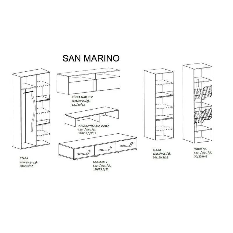 sanmarino_wymiary San Marino sekcijos matmenys ir išdėstymas svetainėje