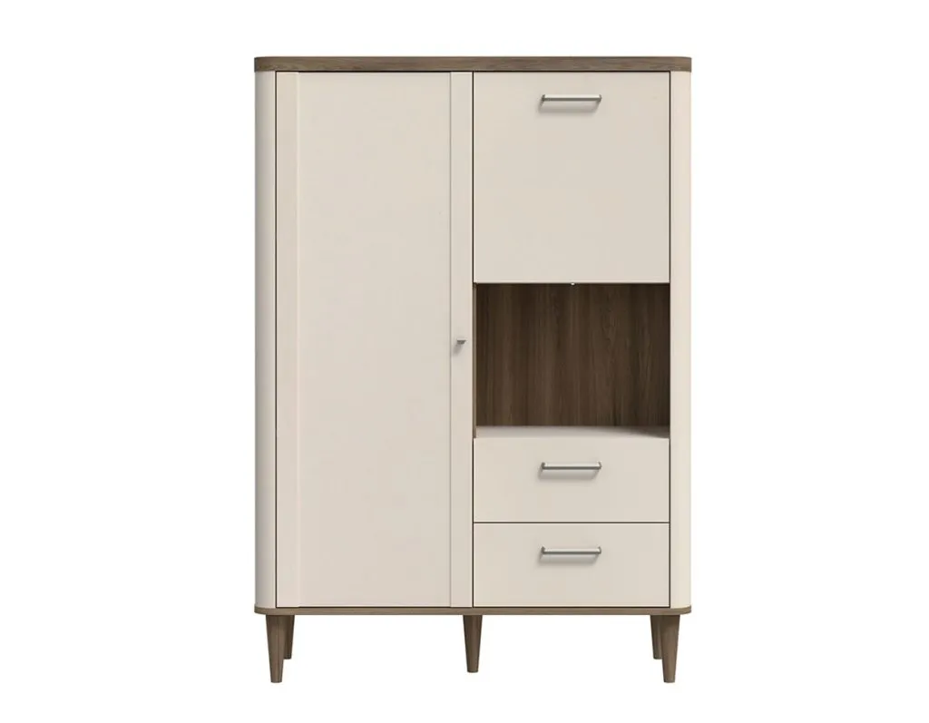 ba-mb000621-2 Moderni komoda MB000621 su stalčiais ir medinėmis detalėmis