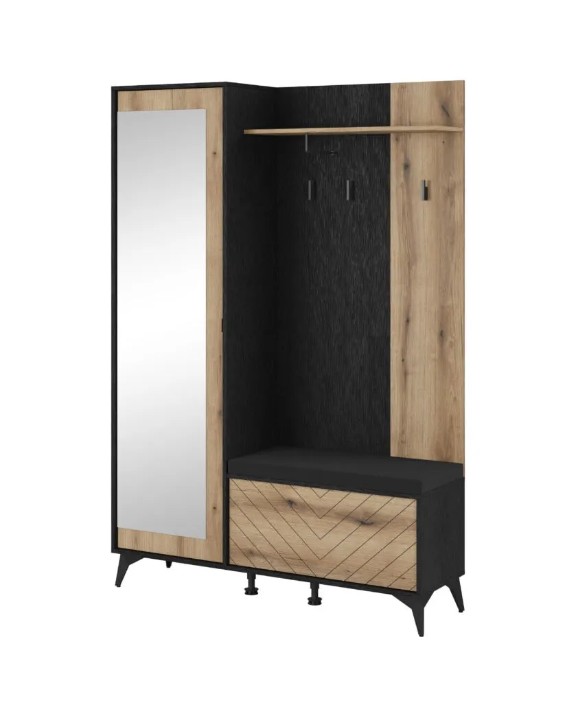 ba-mb000808-2 Moderni batų dėžė su tvarkinga sandėliavimo erdve