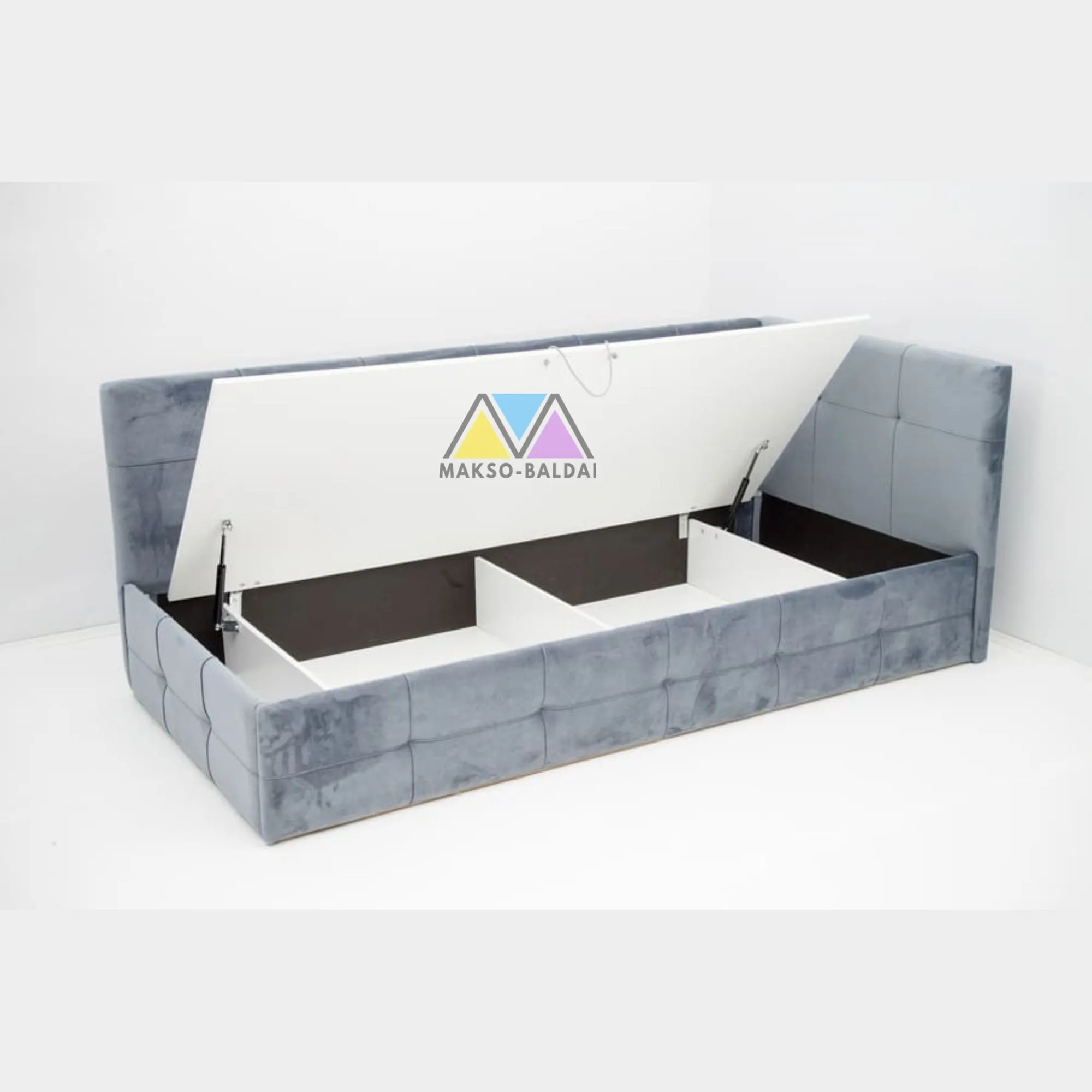 ba-mb000852-3 Moderni lova MB000852 su elegantišku minkštu galvūgaliu