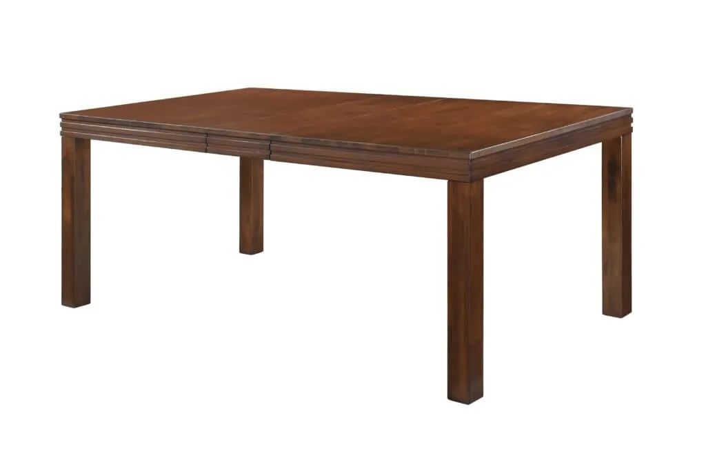 ba-mb000890-2 Modernus išskleidžiamas stalas su elegantišku medžio paviršiumi
