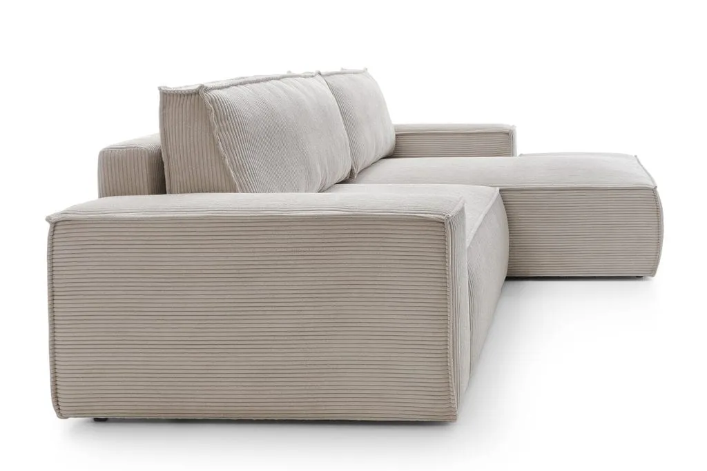 ba-mb001021-3 Modernus minkštas kampas su elegantišku pilku audiniu