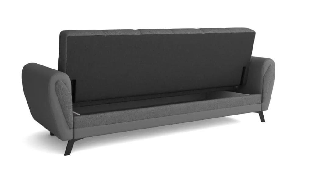 ba-mb001039-4 Moderni minkšta sofa su elegantišku audiniu ir pagalvėlėmis