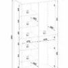 Moderni balta spinta MB001078 su minimalistiniu dizainu