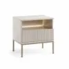 Modernus naktinis staliukas MB001091 su elegantiška konstrukcija