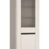 Moderni vitrina MB001102 su stiklinėmis durelėmis ir lentynomis