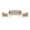 Moderni pilka sofa su elegantišku dizainu svetainei