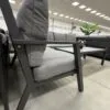 Modernus lauko baldų komplektas su patogia sofa ir stalu