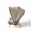 Modernus lauko krėslas MB001140 su patogia minkšta sėdyne