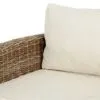 Moderni pilka sofa su minkštomis pagalvėmis svetainėje