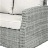 Moderni minkšta sofa svetainės interjerui su elegantišku dizainu