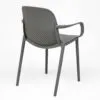 Moderni juoda kėdė MB001243 minimalistiniam interjerui